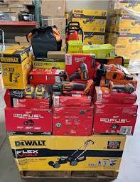 Milwaukee and Dewalt tools